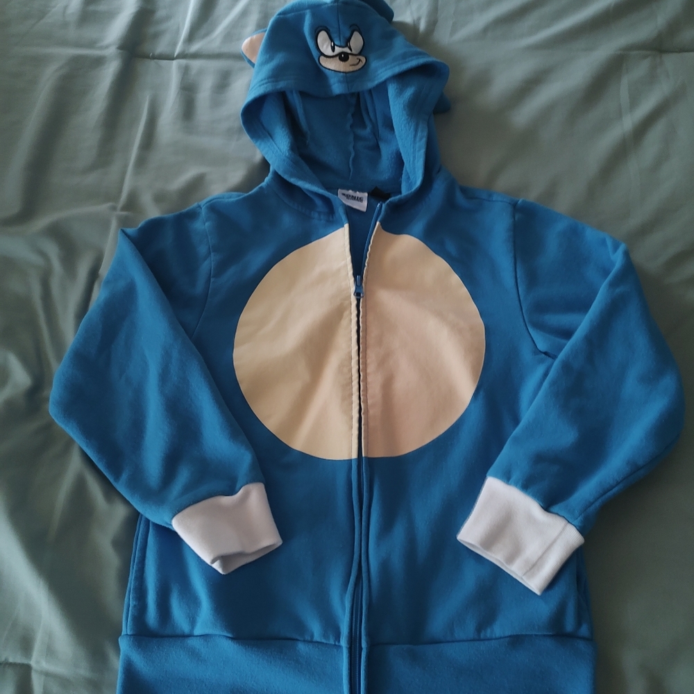 Children's Sonic Hoodie with zip front